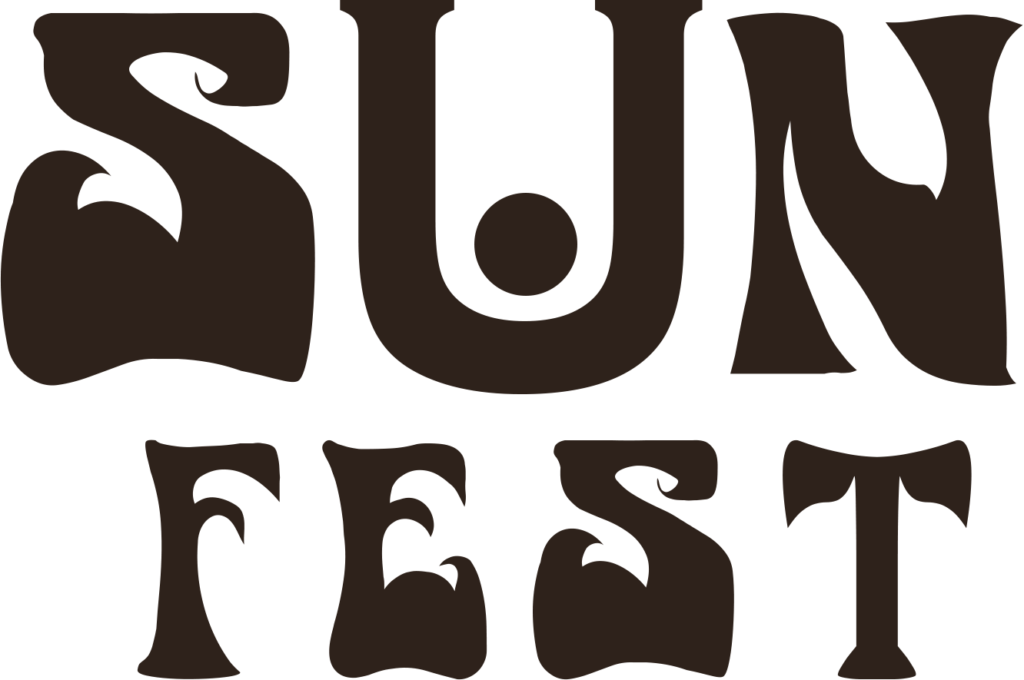 sunfest logo brown